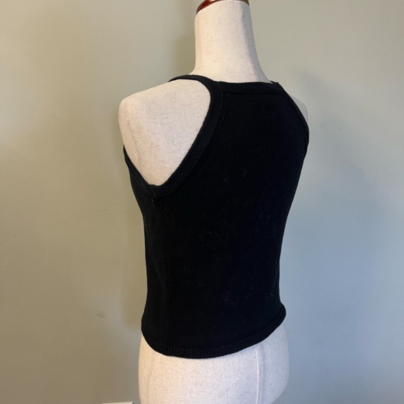 525 America Black Cotton Halter Top - Size XS - Picture 5 of 11